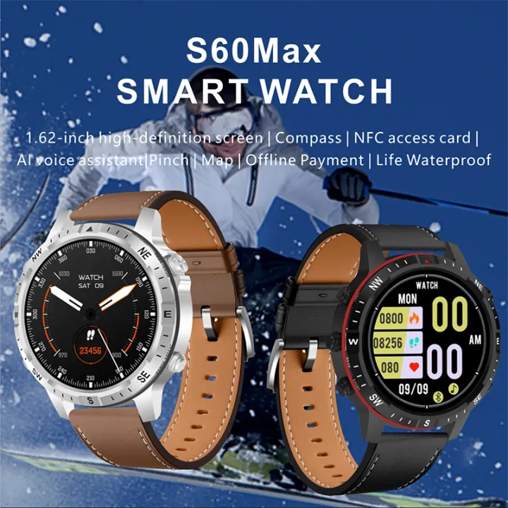 S60%20Max%20Smart%20Watch%20Wireless%20Charger%201.62%20Inch%20420mAh%20480*480%20Wireless%20Charging%20Men%20Smartwatch%20Bluetooth%20Call%20-%20Image%202