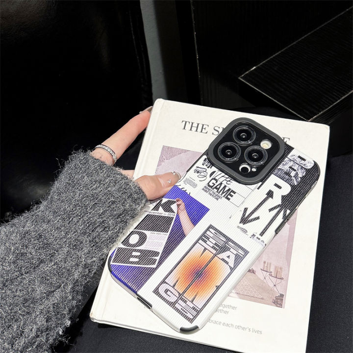 Trendy%20luxury%20label%20pattern%20cases%20iPhone15promax%201413%2012%2011%20Pro%20Max%20cases%20iPhone12%20iPhone11%20Silicone%20Soft%20Shell%20Cover%20-%20Image%207