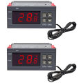 DC 12V STC-1000 Digital Display And Temperature Controller Sensor for Poultry Farm Aquarium Hatching Seafood machine electronic Thermostat Control. 