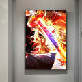 Anime Demon Slayer Poster for Wall Art Wallpaper Kimetsu No Yaiba Picture Print Canvas Painting Home Kawaii Room Decor Aesthetic. 