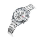 MK MIKE Sports Men's Watch Waterproof Quartz Watch Three Eye Night Glow Needle Exercise Men's Watch.
