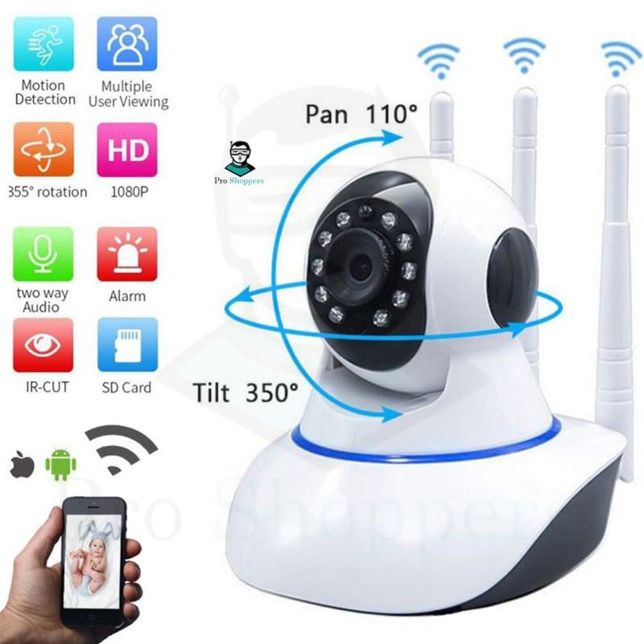 3%20Antenna%20WiFi%20IP%20Camera%20V380%20Pro%20WiFi%20Smart%20Net%20Camera%20IP%20Camera%20Smart%202%20MP%20THREE%20ANTENNA%20Wireless%20Home%20Security%20Camera%20-%20Image%207