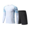Football goalkeeper goalkeeper jersey set, men's and women's long eeed protectie jersey, dragon's shirt, training and competition form, cross-border exclusie supply.