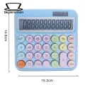 Large Button Calculator Large Display Solar-powered Calculator for Office Supplies 12-digit Desktop Calculator with Big Buttons Dual Power Source Easy-to-use Button Calculator. 