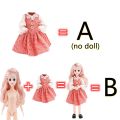 30cm Doll ( option B) or Dress Up Clothes ( option A) Accessories Princess Doll 1/6 Bjd Doll Children's Girl Birthday Gift Toys. 