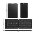 Folding Keyboard, Foldable Bluetooth Keyboard, Portable Wireless Keyboard for IOS, Android, and Windows tablets, Smartphones, iPhone, iPad, Laptops, PC. 