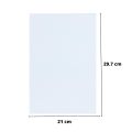 Premium Quality White Art Card With Bright White Finish 250 GSM A4 Size Pack of 10 Pcs.