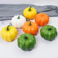 Foam Pumpkin Realistic Look Mini Foam Green Pumpkin Packaged Set Green Mini Pumpkin for Halloween Decoration Thanksgiving. 