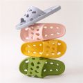 2023 Summer Women Slippers Bath Leaky Platform Non-Slip Home Hole Flip Flops Beach Sandals Ladies Leaky Slides Indoor Outdoor.