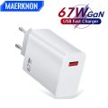 67W USB Charger Fast Charging QC 5.0 Universal Power Adapter For iPhone Xiaomi Huawei Samsung Realme GAN Mobile Phone Chargers. 