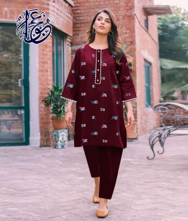 Full%20stitched%20Pakistani%20design%20two%20piece%20dress%20for%20women%20-%20Image%202