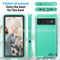 High Quality Robot Three-in-One Applicable to Google Google Pixel 8 PRo Phone case.