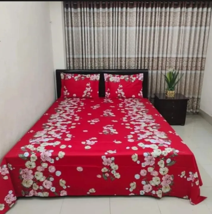 luxury%20panel%20cotton%20double%20size%20twill%20panel%20bed%20sheet%20size%20(7%C3%978)%20feet%20King%20size%20with%20two%20pillow%20cover%20-%20Image%202