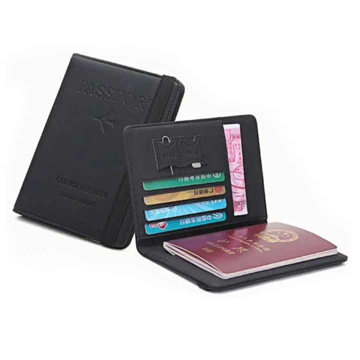 Multi-Function Passport Cover Holder Dedit or Credit Card Holder Wallet Passport Cover Case