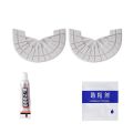 1pair Shoes Wear-resistant Sole Protector Sneakers Outsole Rubber Soles Stickers Anti-slip Self Adhesive Shoe Sticker Pads. 