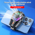 BlueWow Cell Phone Cooler Portable Mobile Phone Radiator Phone Cooling Fan Dissipate Heat Cooling Phone Temperature For Gaming.