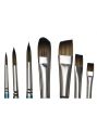 Mont Marte Oil Brushes In Wooden Box 7pc.