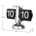 Clock Home Decors Retro Flip Clock Flip Internal Gear Operated Flip Desk Clock Auto Flip Digital Clock Operated.