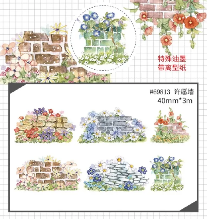 Landscaping%20Washi%20Tapes%20Adhesive%20Masking%20Tape%20Planner%20DIY%20Craft%20Scrapbooking%20Diary%20Journal%20Stickers%20School%20Supplies%20Label%20Gifts%20-%20Image%203