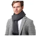New Winter Cashmere Scarf Men Business Plain Color Pashmina Autumn Wool Shawls and Wraps Male High Quality Keep Warm Scarves. 