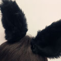 Fox ear hairpins Fur hair clips Hair accessories Animal ear headbands Cosplay ear decorations. 