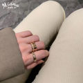 Kid Baby 925 Sterling Silver Zircon Turn Ring Couple Fashion Brand Versatile Temperament Luxury High Jewelry For Men And Women.