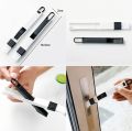 Corners & Edges multipurpose Window Door Keyboard Cleaning Brush Cleaner+Dustpan 2 In 1 Tool.