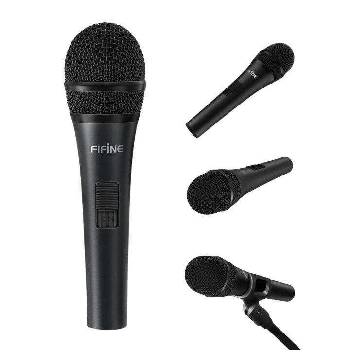 Fifine%20Dynamic%201/4''%20Connection%20Vocal%20Microphone%20for%20Speaker%20Family%20Karaoke%20Small%20stage%20with%20On/Off%20Switch%20k6%20-%20Image%202