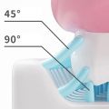 UGURAT Toddlers Cute Handheld Spaceman Cartoon 360 Degree U-shape Baby Toothbrush Children Silicone Toothbrush Oral Care Teeth Cleaner.