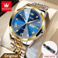 OLEVS 9931G Stainless Steel - Premium Design Fashionable Quartz Wristwatch for Men. 