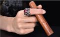 Punk domineering men's ring trendy retro index finger titanium steel Korean version personalized versatile ring single ring finger ring for men.