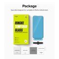 Ringke Tempered Glass Screen Protector for Apple iPhone 14 Pro (6.1 inch) - Full-Coverage Protector.