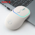 The new IMICE cross-border rechargeable ultra-long battery life 2.4G wireless silent mouse W-618. 