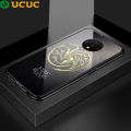 【3C VictoryEagle】UCUC for OnePlus 7T Back Game Thrones Luxury Personalized Patterns Glass Phone Case. 
