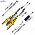 2 In 1 Motorcycle Helmet Light Bar Shark Style Strip LED Night Warning Signal Light Strip Cold Waterproof Sticker Helmet Accessorie. 