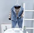 Children's handsome denim suit. 