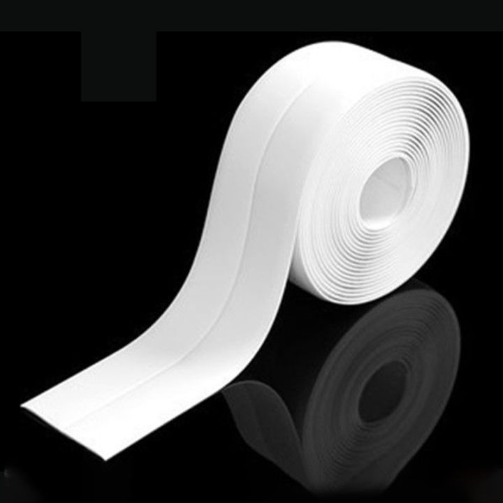 PVC Waterproof Wall Sticker Shower Bath Sealing Tape Self Adhesive Waterproof Mildew Proof Tapes For Kitchen Sink Wall Corner