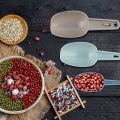 Plastic Kitchen Flour Scoop Set of 3, Ice Scoop Bar Scooper for Cans, Flour, Dry Food, Popcorn, Coffee Beans, Candy, 1.7/3.4/5.1 oz. 
