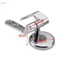 Universal Toilet Seats Hinges for Toilet Lid Toilet Seat Repair Parts Zinc Alloy Finished with Screws and Accessories Replacement Durable. 