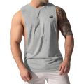 2023 Hot Style Men's Fitness Sleeveless Top Breathable Sports Vest Gym Running T-Shirt.