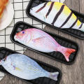 Fish Pencil Bag Crucian Carp Pencil Box Salted Fish Pencil Case Fish Shape Storage Bag Korean Creative Imitation pencil Bag.