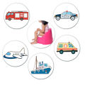 5PCS/set Cartoon Pee Target Pot Stickers Children's Color Changing Stickers Podazz.