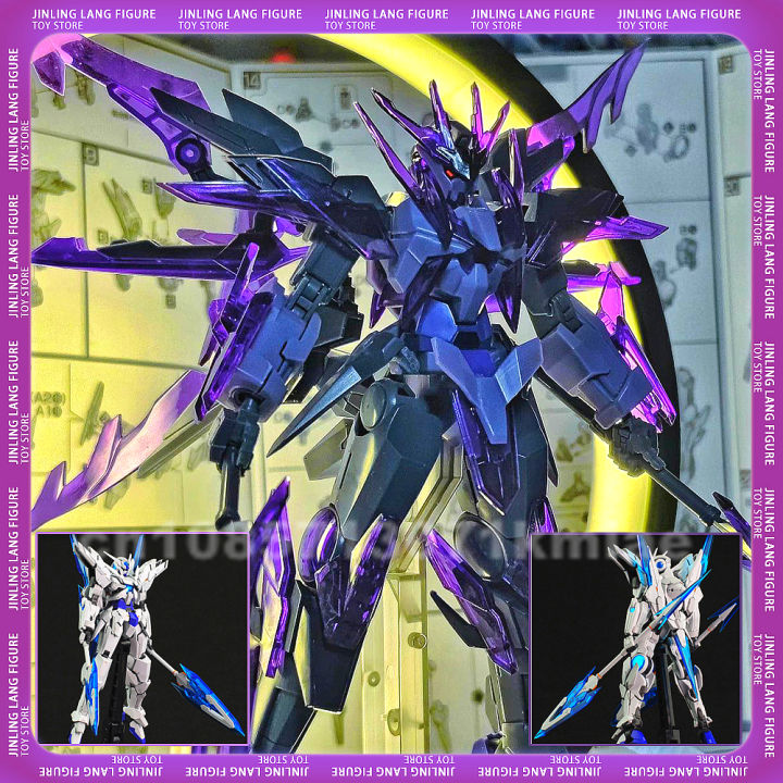 HGBF 1/144 Anime Figures HG JMS GN-10000 newborn free animation model rack assembly set plastic action robot ornament Toys Gifts