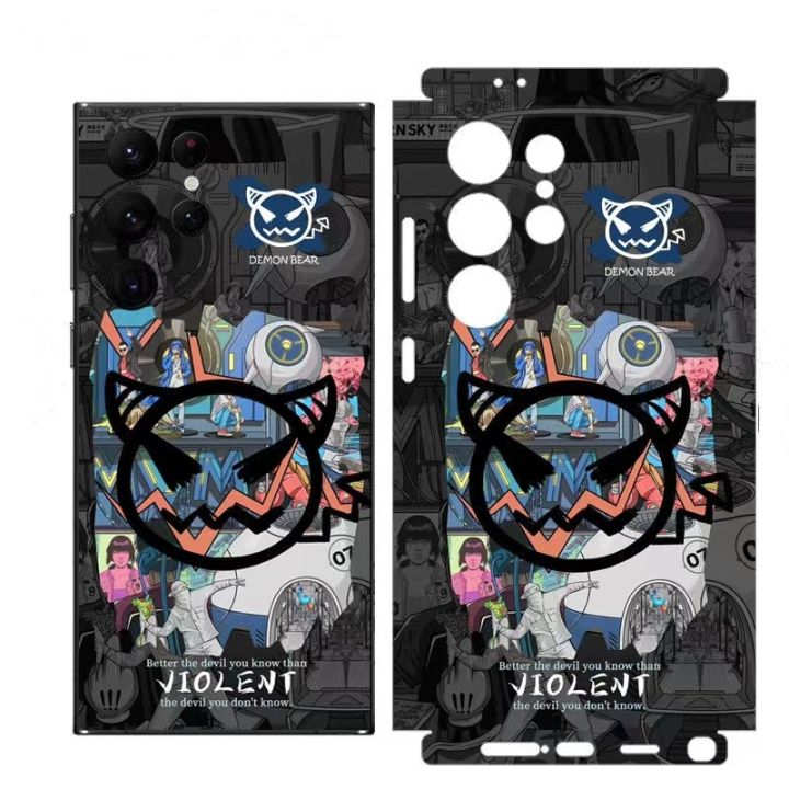 Colorful%20Decal%20Skin%20for%20Samsung%20Galaxy%20S24%20S23%20S22%20Ultra%20Back%20Screen%20Protector%20Film%20Cover%20Money%20Design%203M%20Wrap%20Matte%20Sticker%20-%20Image%203