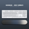 Cross-border new gradient color keyboard wrist pad, wrist rest, hand rest, large desktop office PU non-slip keyboard hand rest. 