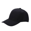Black Pure Denim Curve Visor Adjustable Cap for Man.