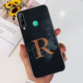 For Huawei Y7p Case Y7P Y 7P 2020 ART-L29 ART-L28 Fashion Letter Soft Silicone TPU Shockproof Phone Back Cover.