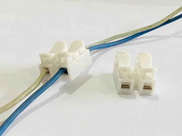 10%20Piece%202%20Pin%20Spring%20Wire%20Connector%20Terminal%20Block%20Cable%20Clips%20Self%20Lock%20Press%20Push%20Quick%20Cable%20Connector%20-%20Image%202