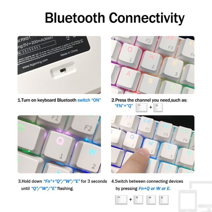 (Ready%20Now)RK61%2061%20Keys%20Bluetooth%20/%202.4G%20Wireless%20/%20USB%20Wired%20Three%20Modes%20Brown%20Switch%20Gaming%20Mechanical%20Keyboard%20with%20RGB%20Backlight,%20Cable%20Length:%201.5m%20-%20Image%208