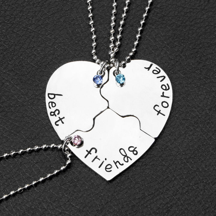 New%20Best%20Friend%204%20Piece%20Set%20Men%20And%20Women%20Necklace%20Necklace%20Female%20Love%20Friendship%20Pendant%20Fashion%20Gift%20Necklace%20-%20Image%205